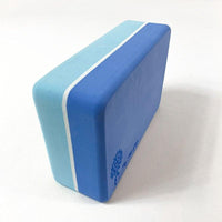 Liam - Brique Yoga EVA - Yoga Block - Bicolore - 23x15x7.5cm - Bicolore bleu ciel et bleu marine - My Shop Yoga